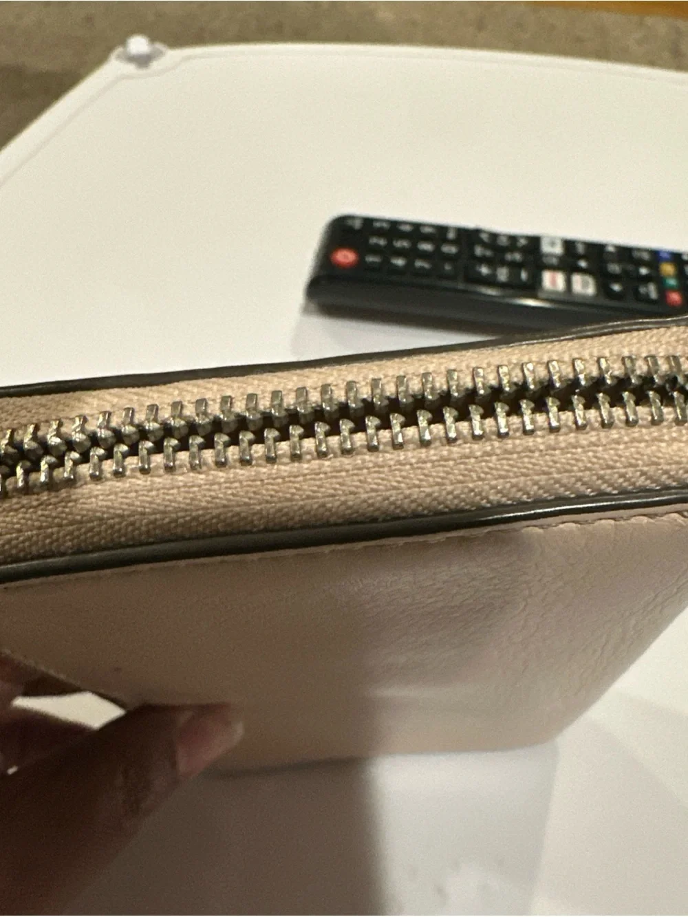 Marc By Marc Jacobs Pale Blush Leather Wristlet